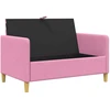 Sofa su saugojimo vieta Rožinė 122 x 78 x 87 cm Poliesteris
