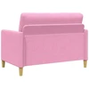 Sofa su saugojimo vieta Rožinė 122 x 78 x 87 cm Poliesteris