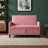 Sofa su saugojimo vieta Rožinė 122 x 78 x 87 cm Poliesteris