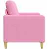 Sofa su saugojimo vieta Rožinė 122 x 78 x 87 cm Poliesteris