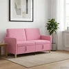 Sofa su saugojimo vieta Rožinė 152 x 78 x 87 cm Poliesteris