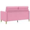 Sofa su saugojimo vieta Rožinė 152 x 78 x 87 cm Poliesteris