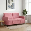 Sofa su saugojimo vieta Rožinė 152 x 78 x 87 cm Poliesteris