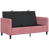 Sofa su saugojimo vieta Rožinė 152 x 78 x 87 cm Poliesteris