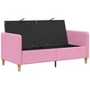 Sofa su saugojimo vieta Rožinė 152 x 78 x 87 cm Poliesteris