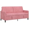 Sofa su saugojimo vieta Rožinė 172 x 78 x 87 cm Poliesteris