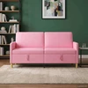 Sofa su saugojimo vieta Rožinė 172 x 78 x 87 cm Poliesteris