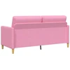 Sofa su saugojimo vieta Rožinė 172 x 78 x 87 cm Poliesteris