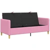Sofa su saugojimo vieta Rožinė 172 x 78 x 87 cm Poliesteris