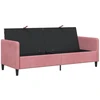 Sofa su saugojimo vieta Rožinė 192 x 78 x 87 cm Poliesteris