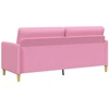 Sofa su saugojimo vieta Rožinė 192 x 78 x 87 cm Poliesteris