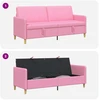 Sofa su saugojimo vieta Rožinė 192 x 78 x 87 cm Poliesteris