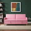 Sofa su saugojimo vieta Rožinė 192 x 78 x 87 cm Poliesteris