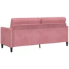 Sofa su saugojimo vieta Rožinė 192 x 78 x 87 cm Poliesteris