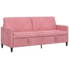Sofa su saugojimo vieta Rožinė 192 x 78 x 87 cm Poliesteris