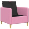 Sofa su saugojimo vieta Rožinė 72 x 78 x 87 cm Poliesteris