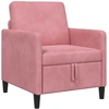 Sofa su saugojimo vieta Rožinė 72 x 78 x 87 cm Poliesteris