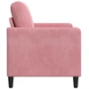 Sofa su saugojimo vieta Rožinė 72 x 78 x 87 cm Poliesteris