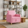 Sofa su saugojimo vieta Rožinė 72 x 78 x 87 cm Poliesteris
