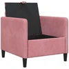 Sofa su saugojimo vieta Rožinė 72 x 78 x 87 cm Poliesteris