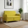 Sofa su saugojimo vieta Šviesi geltona 122 x 78 x 87 cm