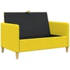Sofa su saugojimo vieta Šviesi geltona 122 x 78 x 87 cm