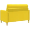 Sofa su saugojimo vieta Šviesi geltona 122 x 78 x 87 cm