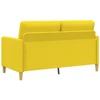 Sofa su saugojimo vieta Šviesi geltona 152 x 78 x 87 cm