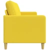 Sofa su saugojimo vieta Šviesi geltona 172 x 78 x 87 cm