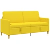 Sofa su saugojimo vieta Šviesi geltona 172 x 78 x 87 cm