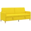 Sofa su saugojimo vieta Šviesi geltona 192 x 78 x 87 cm