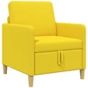 Sofa su saugojimo vieta Šviesi geltona 72 x 78 x 87 cm