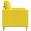 Sofa su saugojimo vieta Šviesi geltona 72 x 78 x 87 cm