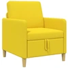 Sofa su saugojimo vieta Šviesi geltona 72 x 78 x 87 cm