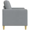 Sofa su saugojimo vieta Šviesiai pilka 122 x 78 x 87 cm