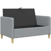 Sofa su saugojimo vieta Šviesiai pilka 122 x 78 x 87 cm