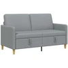 Sofa su saugojimo vieta Šviesiai pilka 152 x 78 x 87 cm