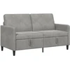 Sofa su saugojimo vieta Šviesiai pilka 152 x 78 x 87 cm