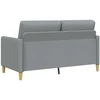 Sofa su saugojimo vieta Šviesiai pilka 152 x 78 x 87 cm