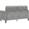 Sofa su saugojimo vieta Šviesiai pilka 152 x 78 x 87 cm