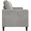 Sofa su saugojimo vieta Šviesiai pilka 172 x 78 x 87 cm