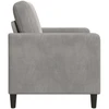 Sofa su saugojimo vieta Šviesiai pilka 72 x 78 x 87 cm