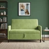Sofa su saugojimo vieta Šviesiai žalia 122 x 78 x 87 cm