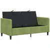 Sofa su saugojimo vieta Šviesiai žalia 152 x 78 x 87 cm