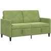 Sofa su saugojimo vieta Šviesiai žalia 152 x 78 x 87 cm
