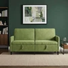 Sofa su saugojimo vieta 3 vietos Šviesiai žalia