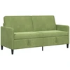 Sofa su saugojimo vieta Šviesiai žalia 172 x 78 x 87 cm