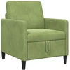 Sofa su saugojimo vieta Šviesiai žalia 72 x 78 x 87 cm