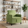 Sofa su saugojimo vieta Šviesiai žalia 72 x 78 x 87 cm