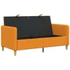 Sofa su saugojimo vieta Tamsiai geltona 152 x 78 x 87 cm